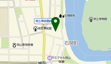 M084.岡山神社 (bikeshareポート)の地図画像