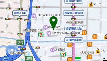 B-104.リパーク西心斎橋2丁目第3 (ドコモ・バイクシェア)の地図画像