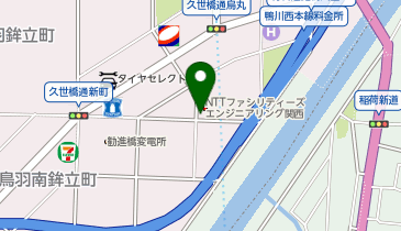 KT580-NTT西日本 勧進橋別館 (bikeshareポート)の地図画像
