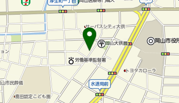M088.ファミリーマート岡山大供二丁目店 (bikeshareポート)の地図画像