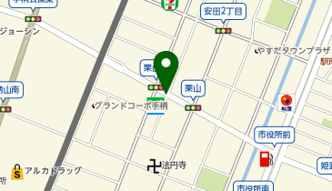 61.ファミリーマート姫路手柄店 (bikeshareポート)の地図画像