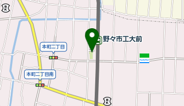N-09.北陸鉄道石川線 野々市工大前駅 (金沢まちのり)の地図画像