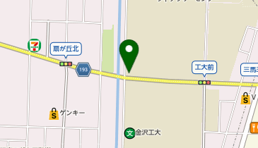 N-10.金沢工業大学 (金沢まちのり)の地図画像