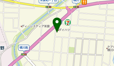 E24_石川ダイハツ横川店 (金沢まちのり)の地図画像