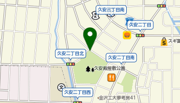 E26_久安殿屋敷公園 (金沢まちのり)の地図画像
