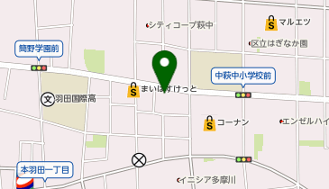 K1-263.メイクスデザイン糀谷アジールコート (ドコモ・バイクシェア)の地図画像