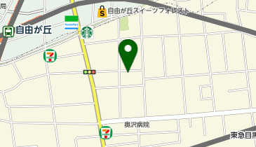 L1-56.リパーク奥沢2丁目第3 (ドコモ・バイクシェア)の地図画像