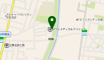 H1-296.サワイメディカルクリニック(正面) (ドコモ・バイクシェア)の地図画像