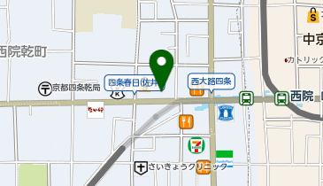 KT586-京都銀行 西院支店 (bikeshareポート)の地図画像