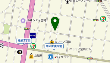 カリーノ宮崎ポート (bikeshareポート)の地図画像