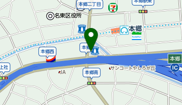 811.ローソン名東区本郷二丁目店 (カリテコバイク)の地図画像