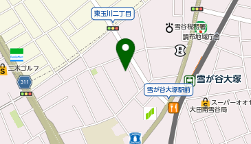K1-267.雪谷大塚町 (ドコモ・バイクシェア)の地図画像