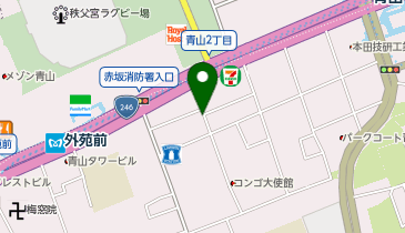 C3-44.ユニマットパーキング南青山2丁目第3 (ドコモ・バイクシェア)の地図画像