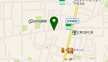 H1-298.砂町銀座通り (ドコモ・バイクシェア)の地図画像