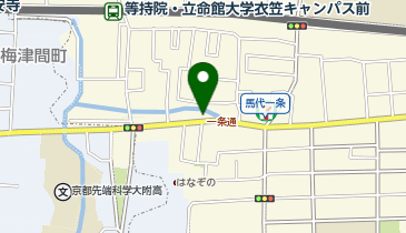 KT588-北野壱番館 (bikeshareポート)の地図画像