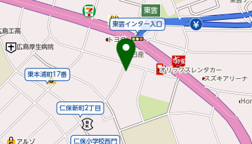 224.ローソン広島仁保新町 (ドコモ・バイクシェア)の地図画像