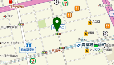 204.藤崎芭蕉の辻ビルディング (ドコモ・バイクシェア)の地図画像