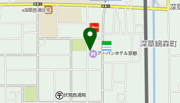 KT591-アーバンホテル京都(地下駐車場B1F) (bikeshareポート)の地図画像