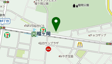 205.榴岡公園 (ドコモ・バイクシェア)の地図画像