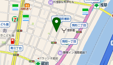 F1-09.蔵前ミハマビル (ドコモ・バイクシェア)の地図画像