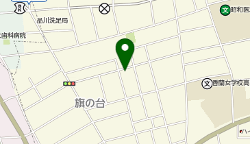 I1-167.リパーク旗の台6丁目 (ドコモ・バイクシェア)の地図画像