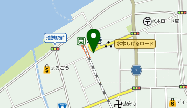 S01.境港駅前公園 (bikeshareポート)の地図画像