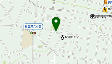 O5-15.高円寺子ども家庭支援センター (ドコモ・バイクシェア)の地図画像