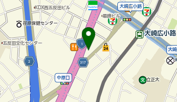 I1-166.AXAS西五反田 (ドコモ・バイクシェア)の地図画像