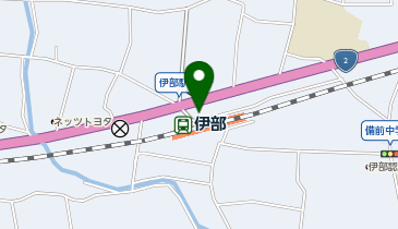 伊部駅(備前市美術館) (bikeshareポート)の地図画像