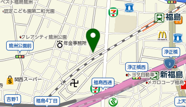 C-09.ランドマーク福島 西側 (ドコモ・バイクシェア)の地図画像