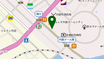 D-22.フォレオ大阪ドームシティ (ドコモ・バイクシェア)の地図画像