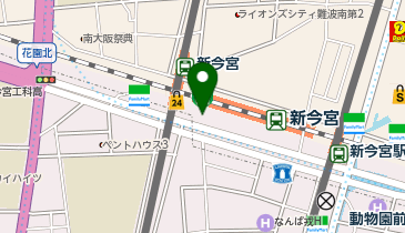 I-01.ホテル新今宮 (ドコモ・バイクシェア)の地図画像