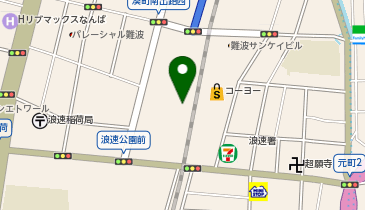 E-33.キャビン&カプセルホテル J-SHIP大阪難波 (ドコモ・バイクシェア)の地図画像