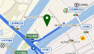 A-27.中之島センタービル北側 (ドコモ・バイクシェア)の地図画像