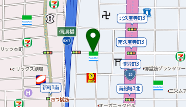 B-45.ファミリーマート南久宝寺町四丁目店 (ドコモ・バイクシェア)の地図画像