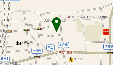 A-31.UR リバーサイドほんじょう (ドコモ・バイクシェア)の地図画像