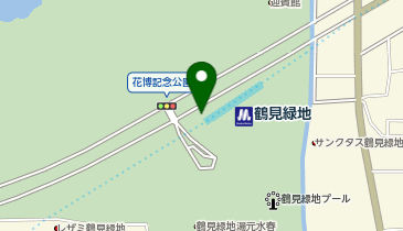 M-02.鶴見緑地 駅前広場 (ドコモ・バイクシェア)の地図画像