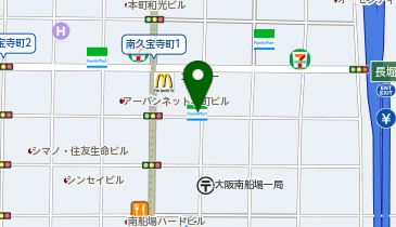 B-47.ファミリーマート博労町一丁目店 (ドコモ・バイクシェア)の地図画像