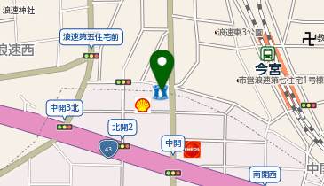 I-11.ローソン北開二丁目店 (ドコモ・バイクシェア)の地図画像