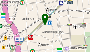 A-04.イビスバジェット大阪梅田 (ドコモ・バイクシェア)の地図画像