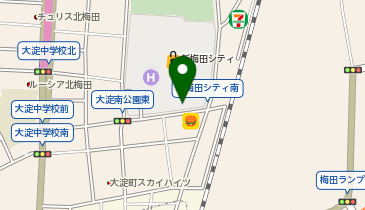 A-03.新梅田シティ (ドコモ・バイクシェア)の地図画像