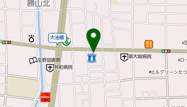 N-09.ローソン生野田島一丁目店 (ドコモ・バイクシェア)の地図画像