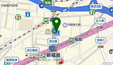 C-03.ローソン福島五丁目店 (ドコモ・バイクシェア)の地図画像