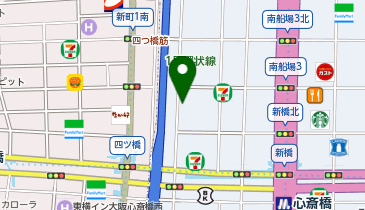 B-18.G-TERRACE心斎橋 (ドコモ・バイクシェア)の地図画像