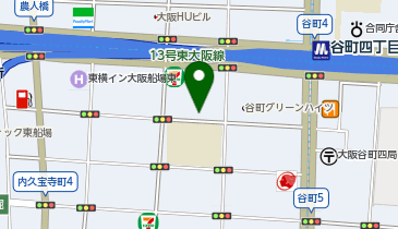 B-24.ドコモ谷町ビル (ドコモ・バイクシェア)の地図画像