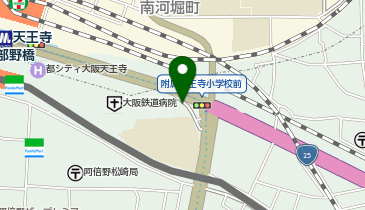 Q-02.阿倍野区松崎町1(地下鉄天王寺駅) (ドコモ・バイクシェア)の地図画像