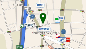 E-06.グランパシフィック芦原橋駅前 (ドコモ・バイクシェア)の地図画像