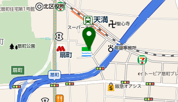 A-12.ファミリーマート天神橋四丁目店 (ドコモ・バイクシェア)の地図画像