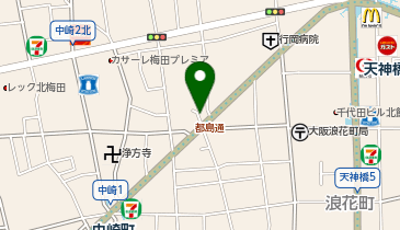 A-20.北区浮田2(地下鉄中崎町駅) (ドコモ・バイクシェア)の地図画像