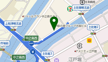 A-18.中之島センタービル南側 (ドコモ・バイクシェア)の地図画像